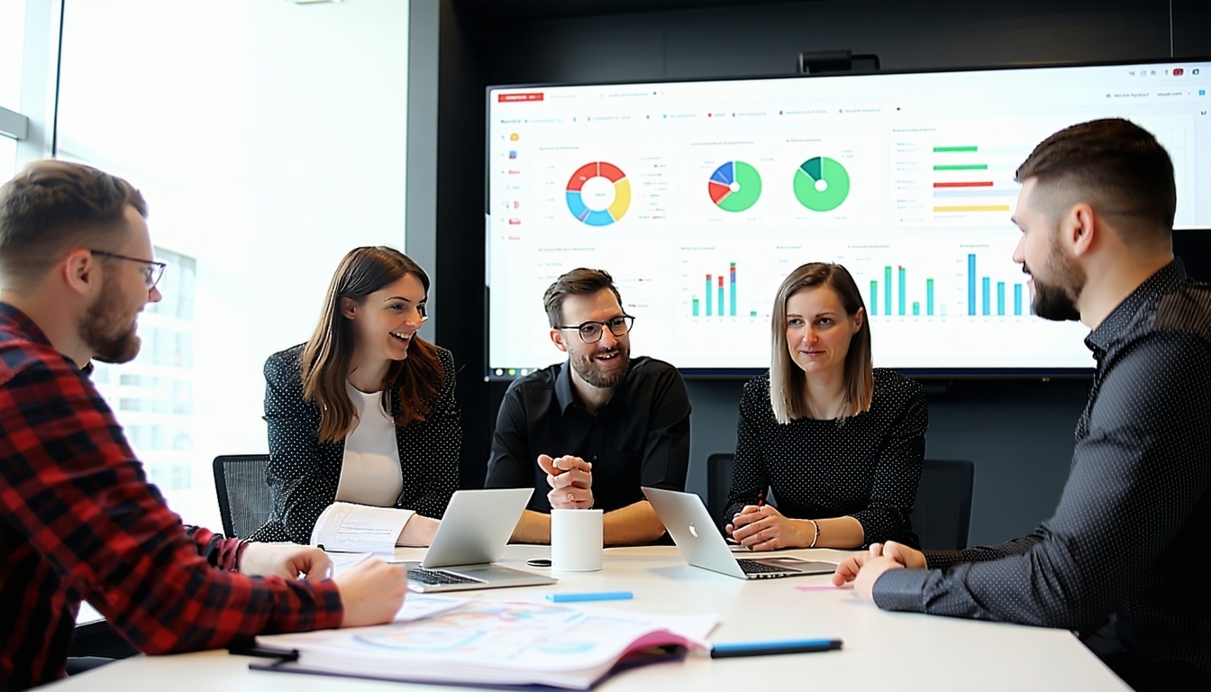Agency team collaborating using ACTsights methodology